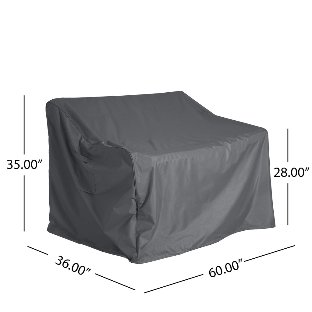 Shield Outdoor Loveseat Sofa Cover Dark Gray