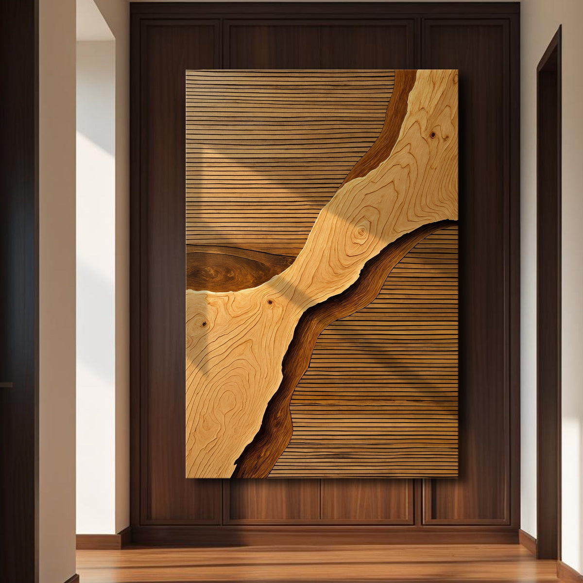Wood Rift Wall Art