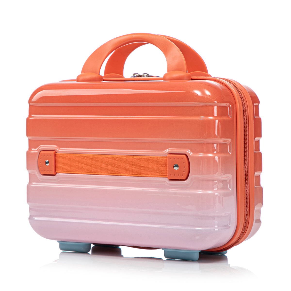 2 Pc PC Spinner Wheel Luggage Set with Gradient Color and Lock