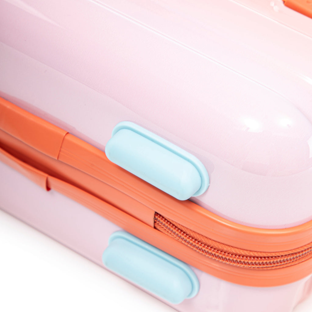 2 Pc PC Spinner Wheel Luggage Set with Gradient Color and Lock