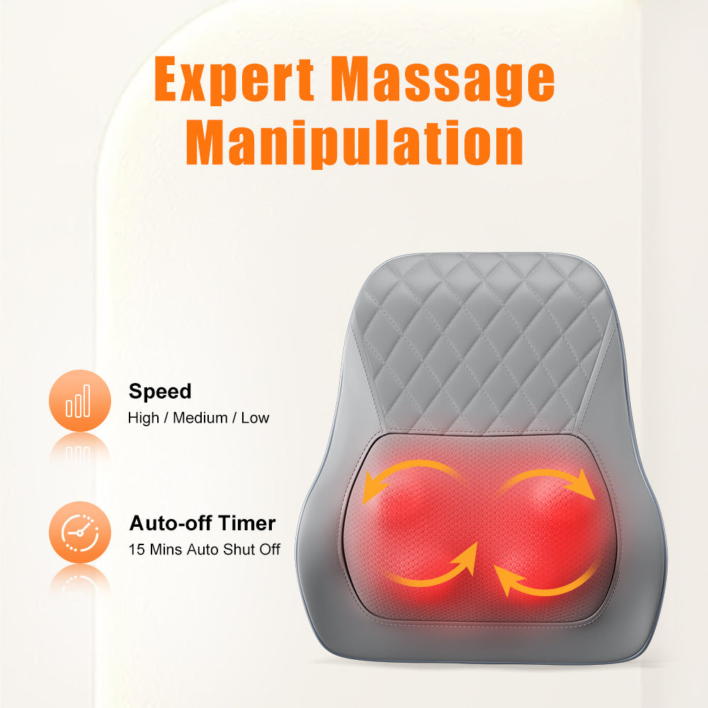 Home Use Multi-Function Massage Pillow for Neck, Shoulder, Waist, and Back with Electric Massager for Shoulder and Cervical Care
