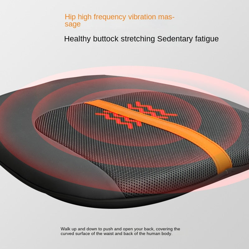Shoulder Neck Lumbar Massage Cushion Home Cervical Back Walking Massager Waist Kneading Vibration Massage Pad