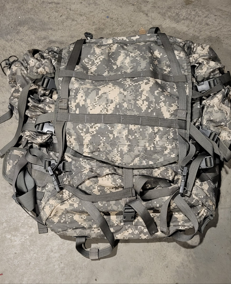 USGI MOLLE II ACU Large Rucksack Field Pack Set Complete