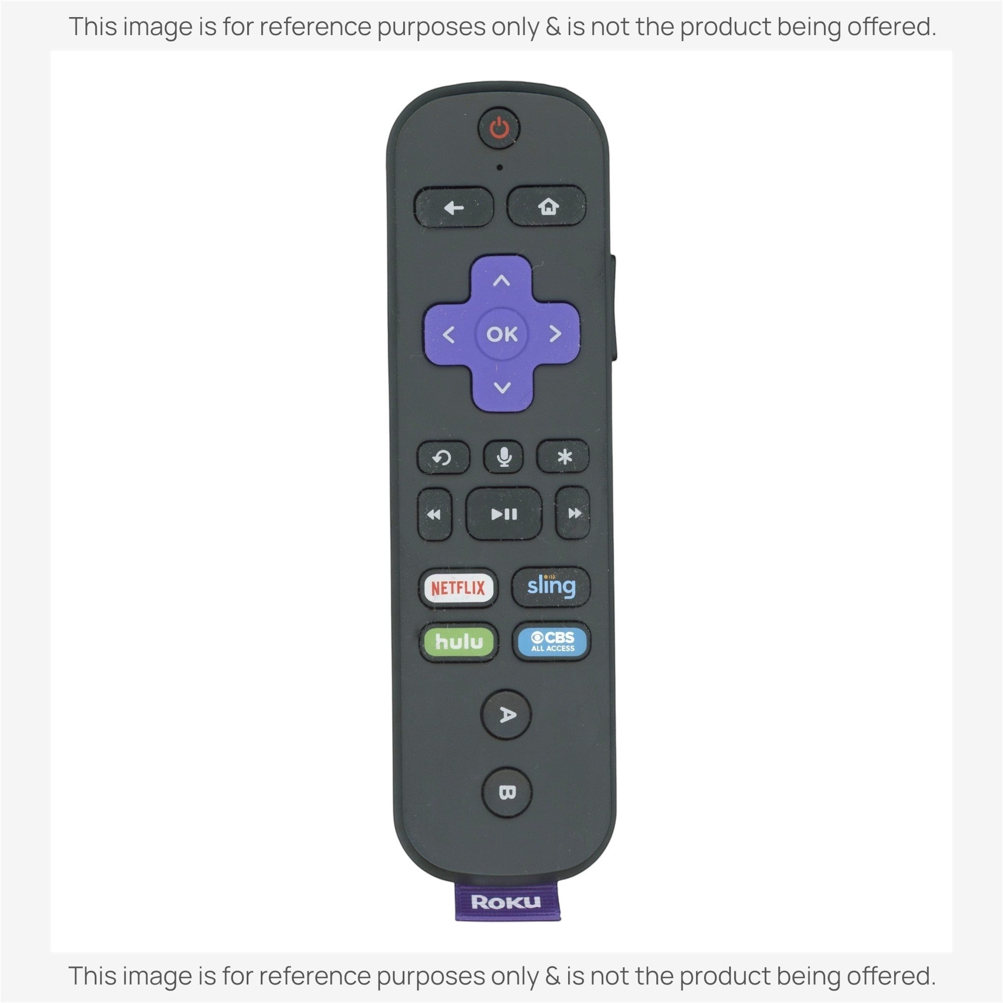 Anderic Substitute for Roku RC-AL4 TV Streaming Remote Control 3226000437 [RCGZ1, NO GAME KEYS / FINDER]