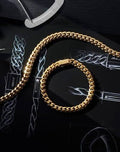 MASON GOLD  CUBAN CHAIN BRACELET