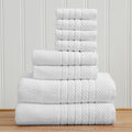 100% Cotton Checkered Jacquard Bath Towel Set - Giuliana Collection